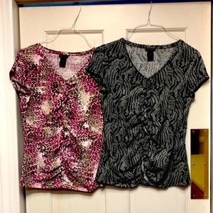 Ann Taylor Ruffle Tees